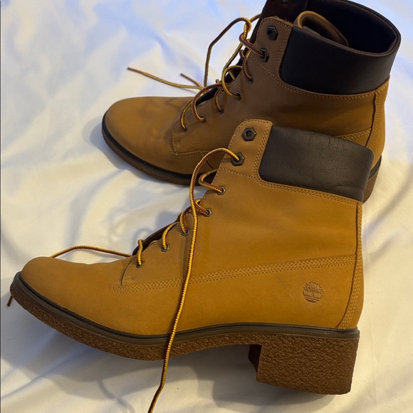 Timberland Brinda Lace Up Heeled Boots - Picture 6 of 9